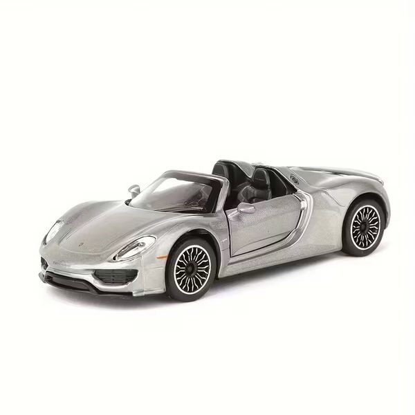 Simulation Alloy 918 Spyder 1:41 Pull Back Toy Car Gift for Kids