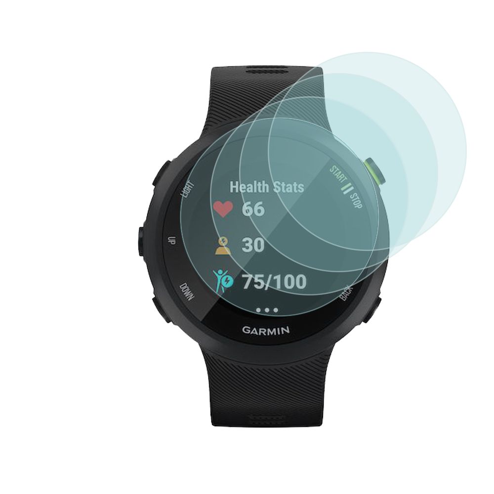 4 Pack Glass Screen Protector for Garmin Forerunner 45 / Forerunner