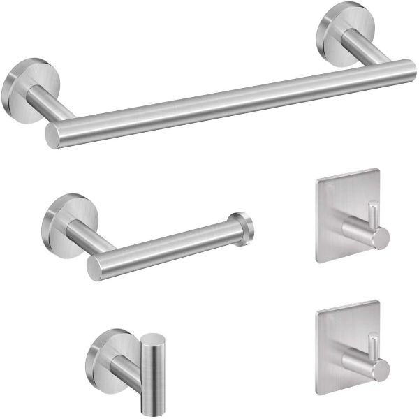 5 Piece Bathroom Accessory Set (Long:60cm)