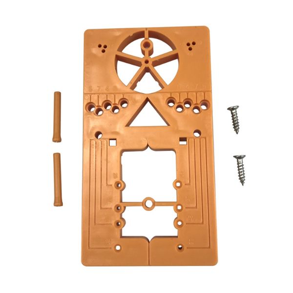 Woodworking Hinge Hole Puncher,Hinge Jig Hole Drill Guide Bit Wood Cutter C