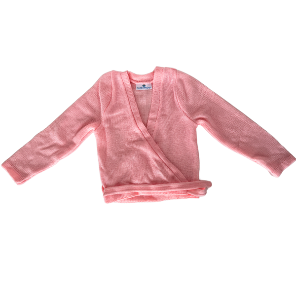 Pink Crossover Ballet Jersey Long Sleeve Wrap Top Girls' Dance &amp; Ballet