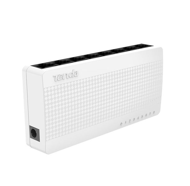 Tenda S108 Fast Ethernet Desktop Switch (8-port)(White)
