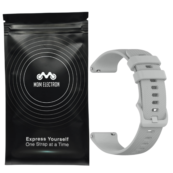 Silicone Strap Compatible with Garmin Vivoactive 5/6 -Grey