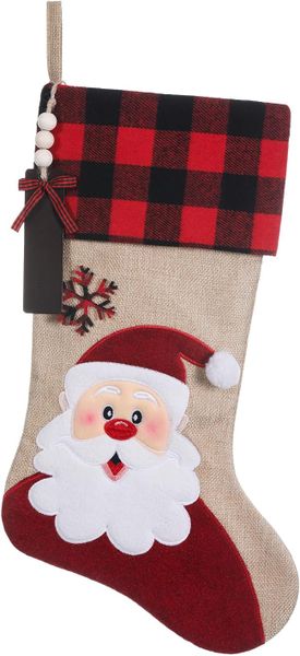 St Charles Christmas Stocking - Christmas Holiday Decor