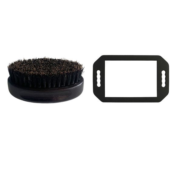 Trend Twister Fade Brush Small + Hand Mirror Foam with Handles
