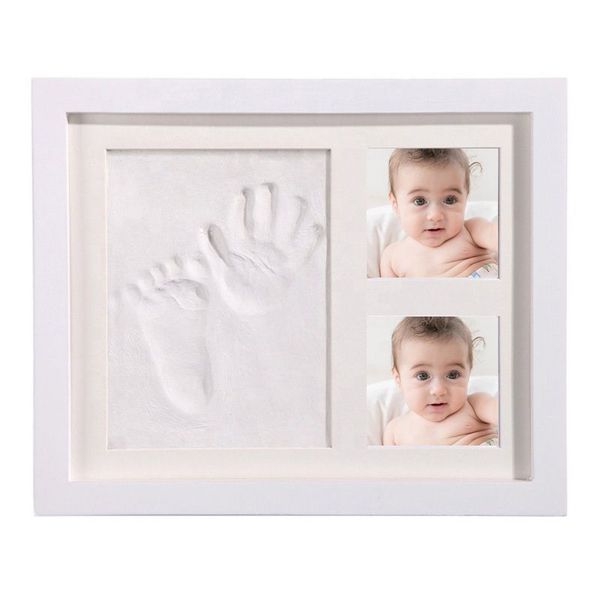 Baby Hand, Foot and Commemorative Photo Frame