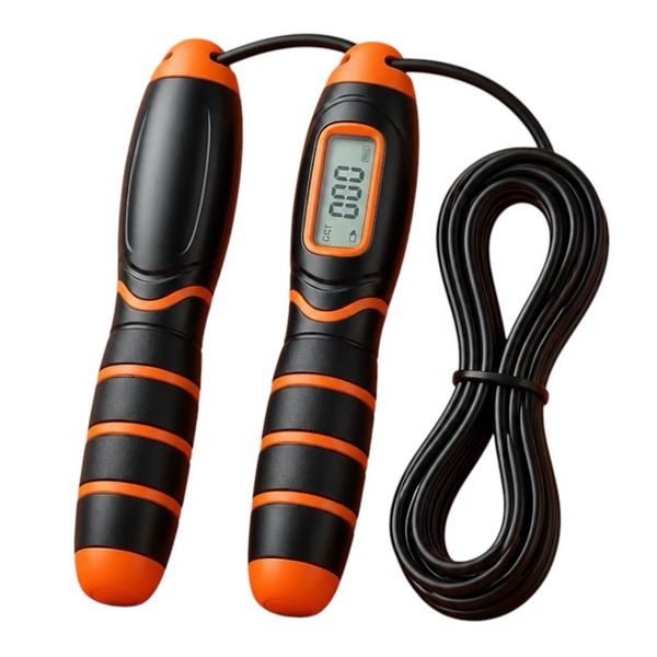 Jump Rope with LCD Counte Adjustable Fitness Skipping Rope Cardio Training