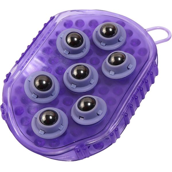 Horse Massage Grooming Brush With Magnetic Roller Balls
