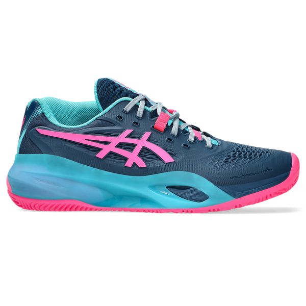 Asics Men's Gel-Resolution X Padel Shoes - Mako Blue/Hot Pink