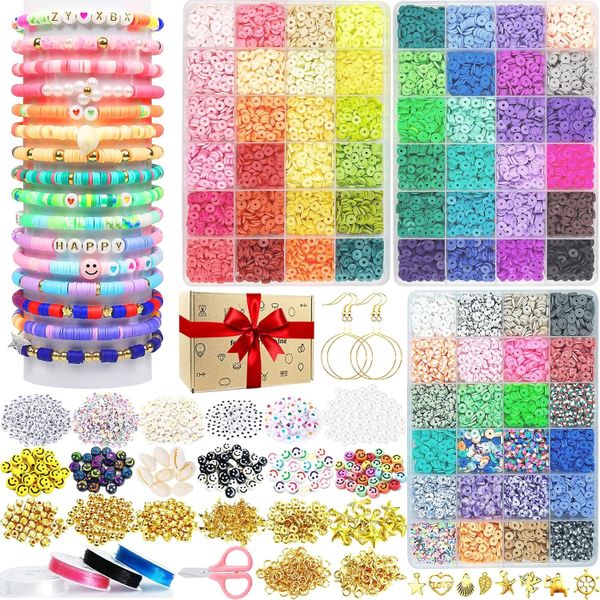 9000+pcs 72 colors DIY jewelry making kit for bracelets, necklaces,earrings