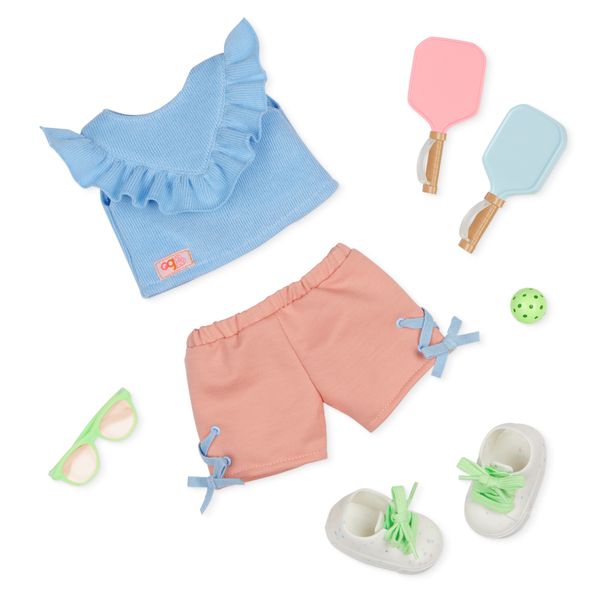 Our Generation 18-Inch Doll Pickle Ball Outfit