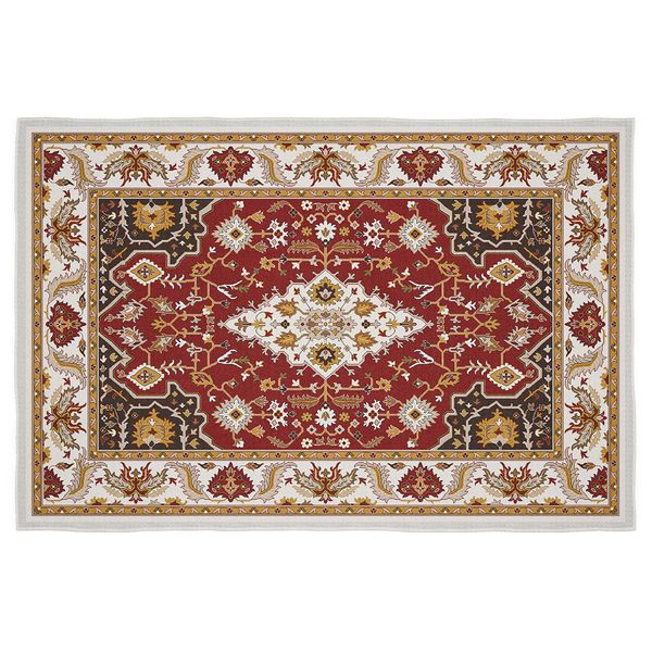 Cape Art Velva Shine Classic Red And White Orien image