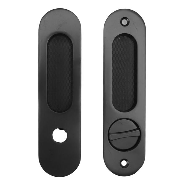 Sliding Handle Lock Invisible for Toilet Balcony