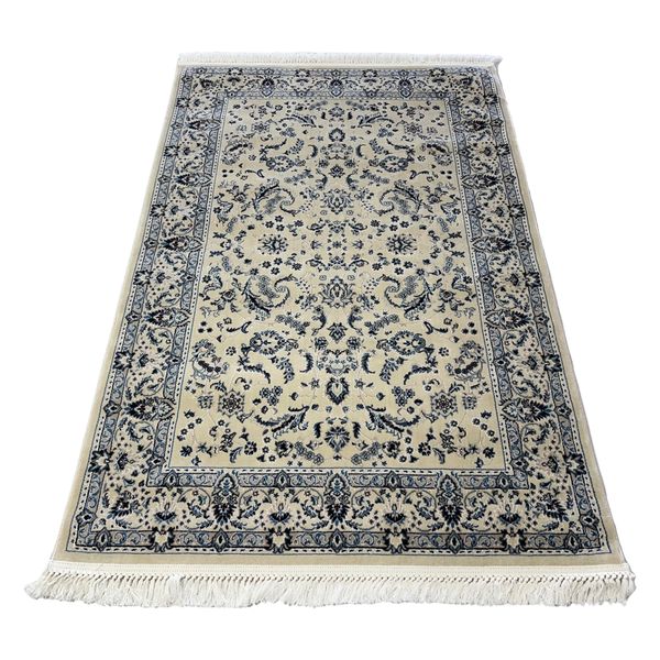 Machine Made Nain Cream Rug - 180 x 120 cm
