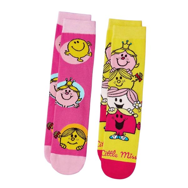 Little Miss 2-Pair Sock Set - Brighten Up Your Steps