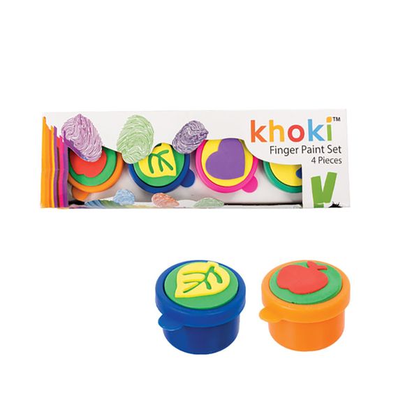 Khoki Finger Paint Set - 4pc