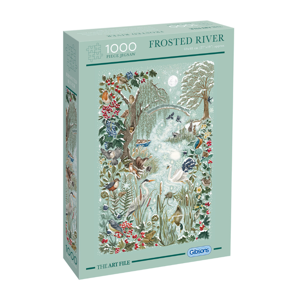 Gibsons - The Art File: Frosted River - 1000 Piece Jigsaw Puzzle