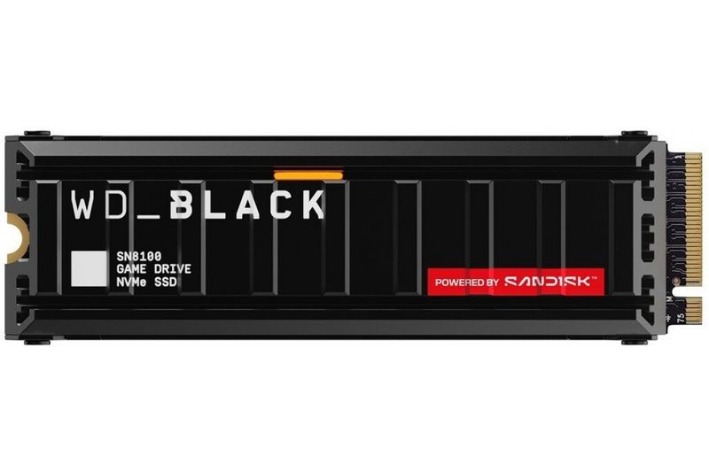 SanDisk WD_BLACK SN8100 NVMe Gen 5 SSD 1TB With Heatsink