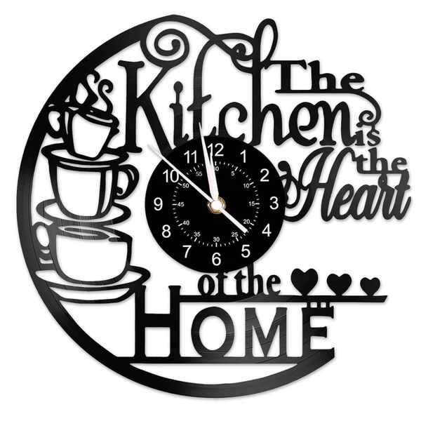 Wall Clock,Black Wall Clocks Silent Non-Ticking Modern Metal Clock