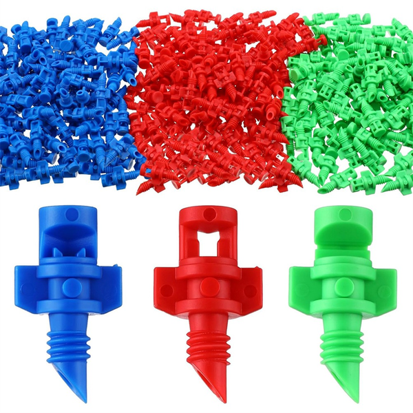 300 Pcs Misting Nozzle Sprayer 90/180/360 Irrigation Emitters Nozzle