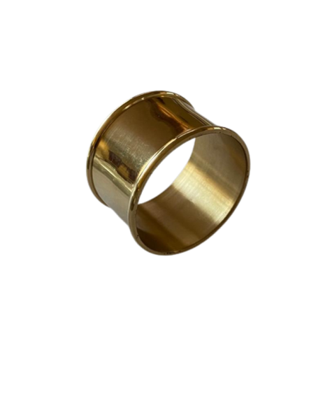 Round Gold Napkin Rings ( Pack of 10 Pieces )