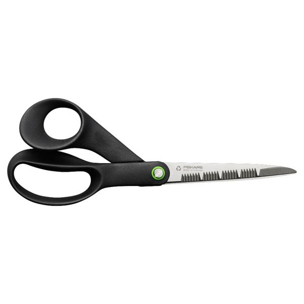 Fiskars Garden Scissors 21cm ReNew Serrated