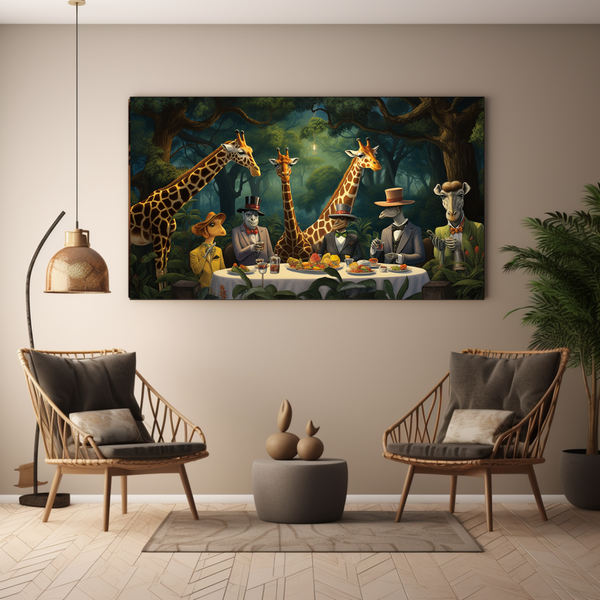 Canvas Wall Art - Giraffe Gala - BK0069