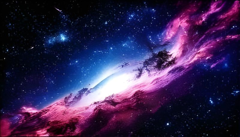RootedArt Canvas Wall Art Home Decor - Starry Galaxy 1