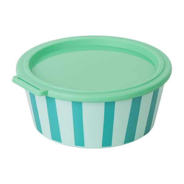 Koziol Nora Bowl with Lid Stripes - 1.3 L