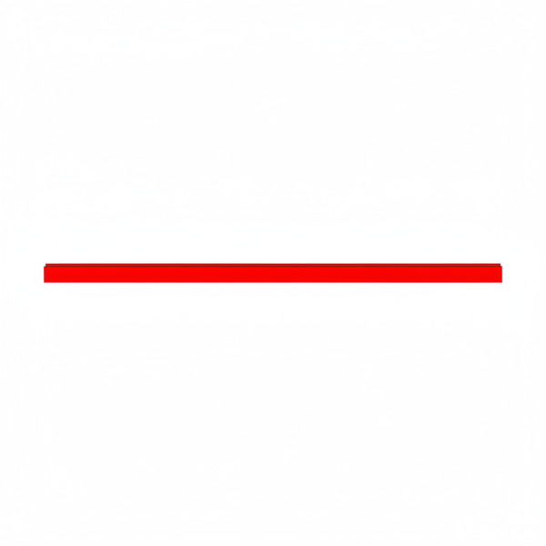 Red Magnetic Flexible Strips 1000mm x 10mm for Crafts and Organization