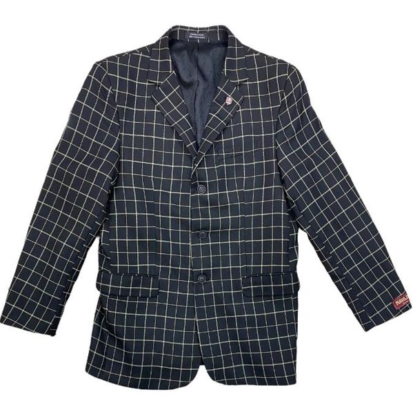 Navada - Mens Black/Beige Checked Blazer