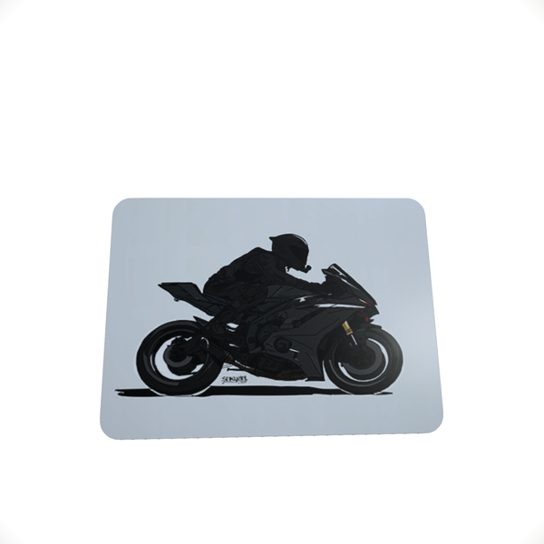 Motor Bike D-Mouse Pad