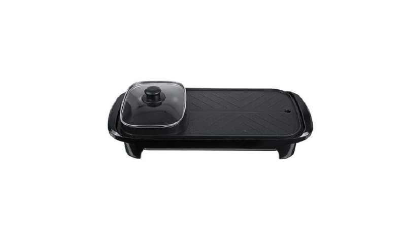 2-in-1 Non Sticky Electrical Barbecue and Hotpot