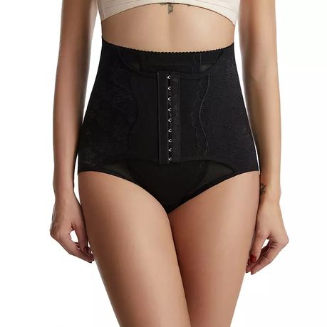 High Waist Women's Lingerie Breathable Flat Belly Panties Shapewear Women