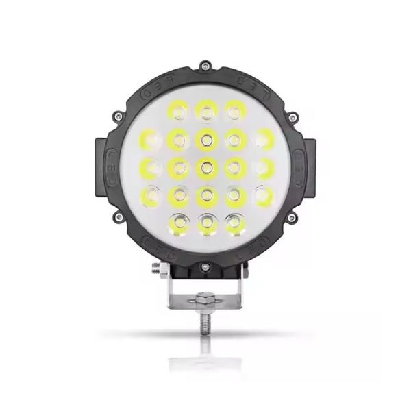 Round LED Work Light - For Excavators and Universal Vehicles