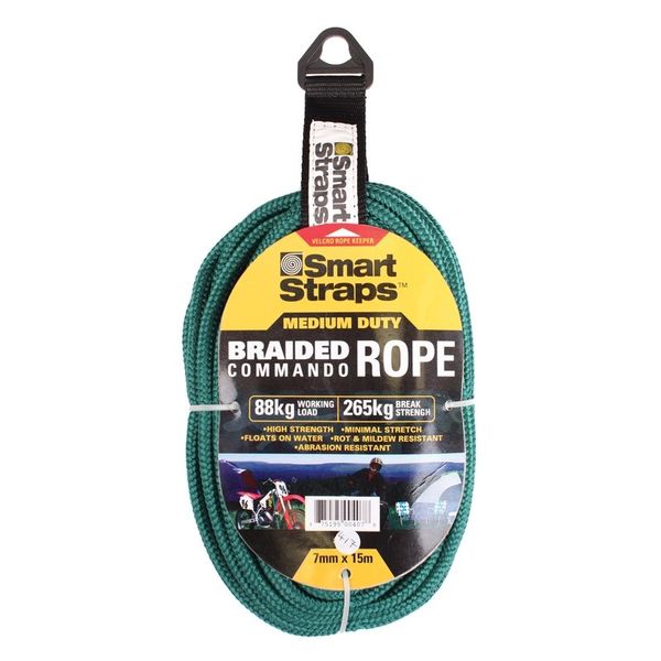 Saxon - Braided Polypropylene Rope - 7mm x 15m - Bulk Pack of 2