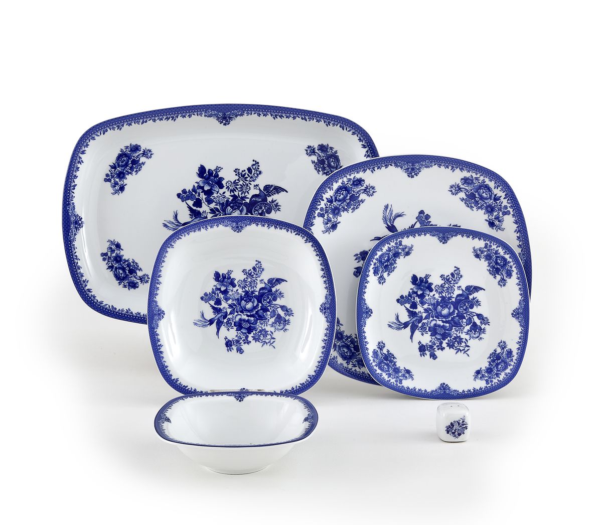 Zarin Home Porcelain Florence Dinner Set Quattro series 27 Piece