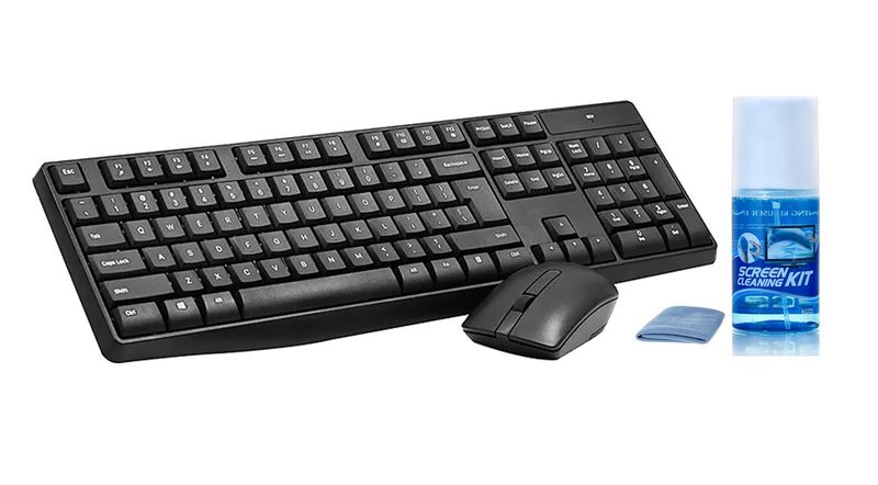 Multimedia Wireless Keyboard and Mouse Combo 2.4GHz