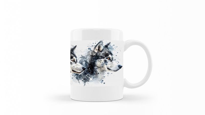 Siberian-Husky Printed Coffee Mug