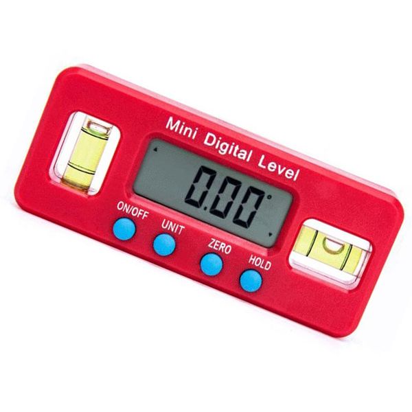 Digital Level Inclinometer with LCD Display &amp; Magnetic Base 0.1 Resolution
