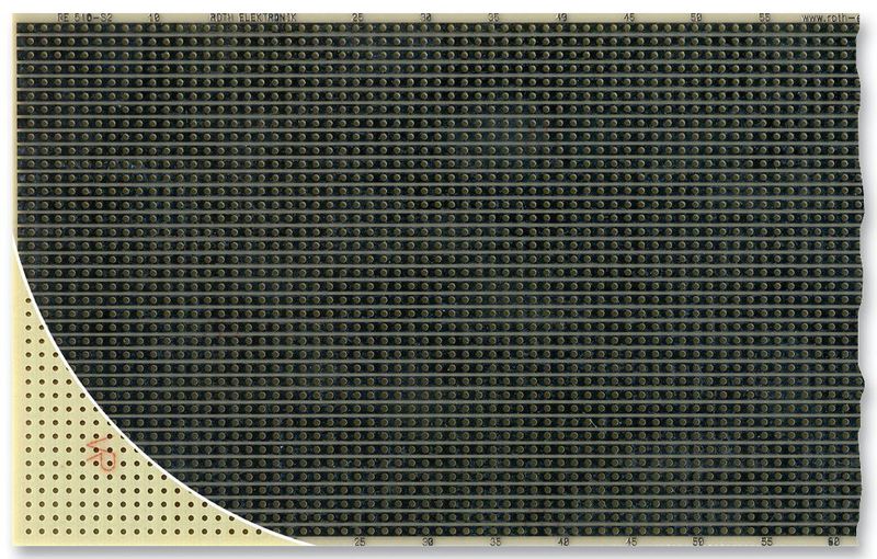 Roth Elektronik (RE510-S2) PCB, Prototype, Epoxy Glass Composite, 1.5mm