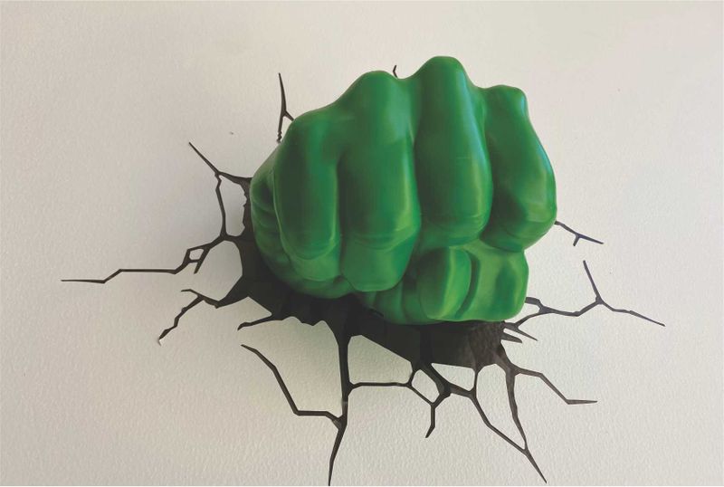 Laptop Skin Hulk Punch