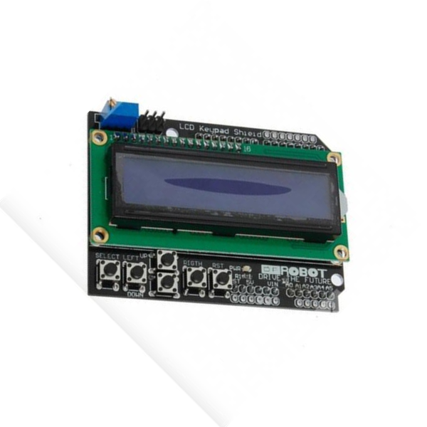 BMT 16x2 LCD Keypad Shield - 6 Button, HD44780, Arduino Compatible