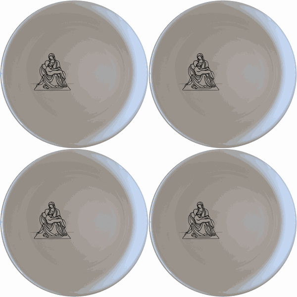 Pieta Art Bowl Set of 4 - Range 1