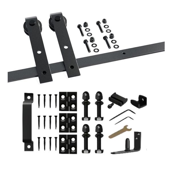 Tool Heavy Duty Bi-Folding Double Barn Door Hardware -101cm