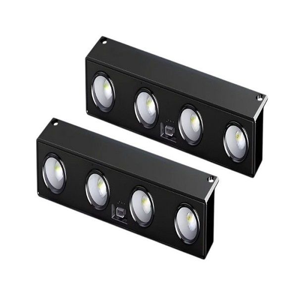 4 LED Waterproof Bright Solar Address Lights Yard Street 2 Pack