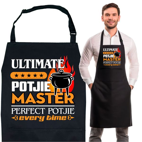 Braai Apron for Men - Potjie Apron - Ultimate Potjie Master