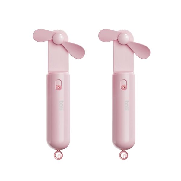 TALI- 2000 mAh Rechargeable Foldable - Handheld Mini Fan / Hand Fan-2P