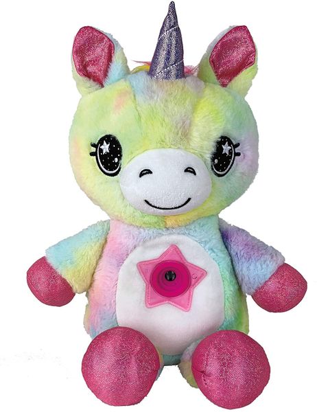Starbelly Dream Lite Kids Teddy in Rainbow Unicorn