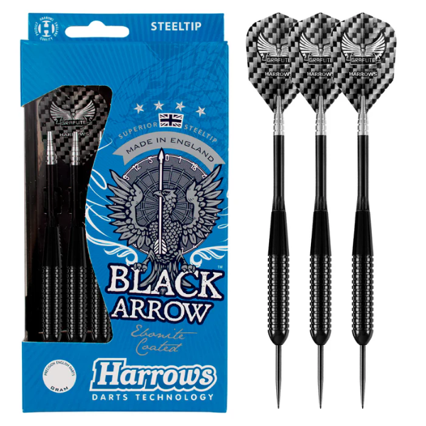 Harrows Black Arrow Darts - 22g